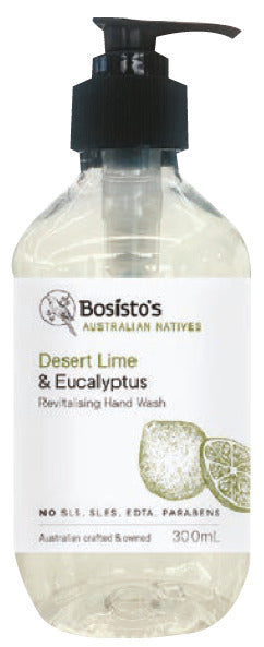Bosisto's Desert Lime & Eucalyptus Hand Wash Pump 300ml