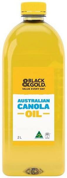 Black & Gold Canola Oil 2L