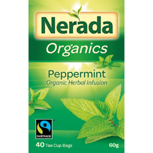 Nerada Organics Peppermint Tea 60g 40pk