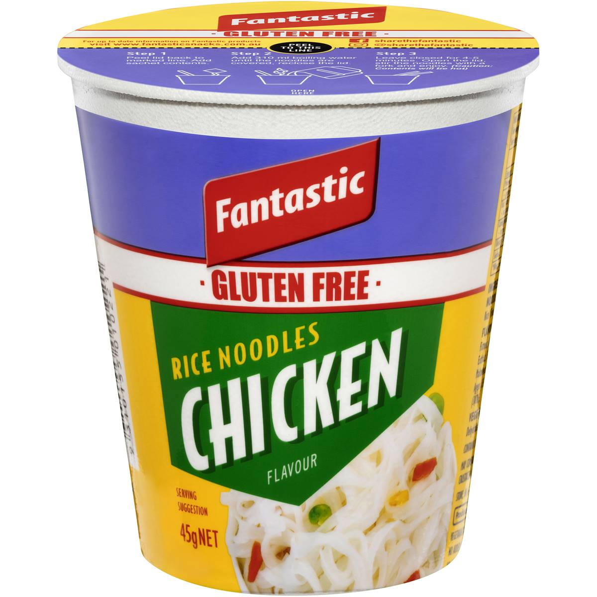 Fantastic Cup Noodle Gluten Free Chicken 45g