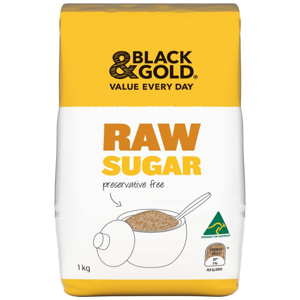 Black & Gold Raw Sugar 1kg