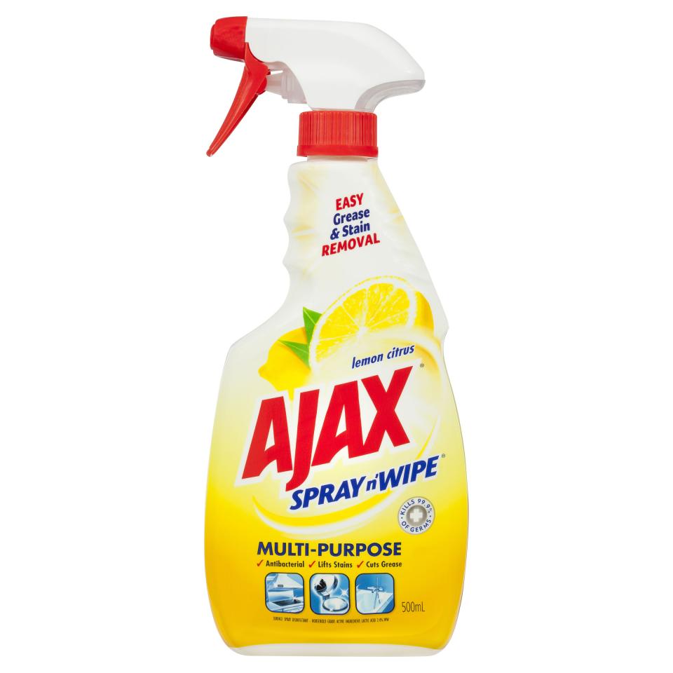 Ajax Spray n Wipe Lemon Trigger 500ml