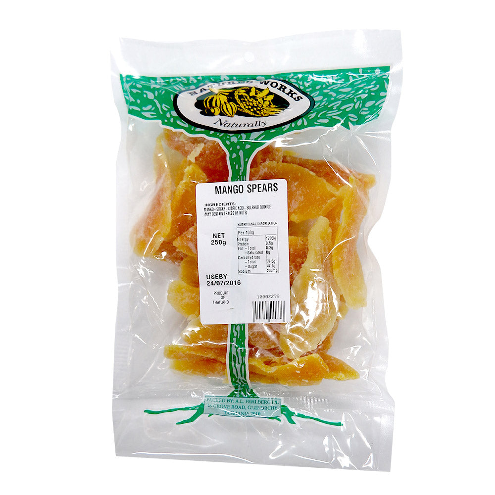 Natures Works Mango Spears 250g