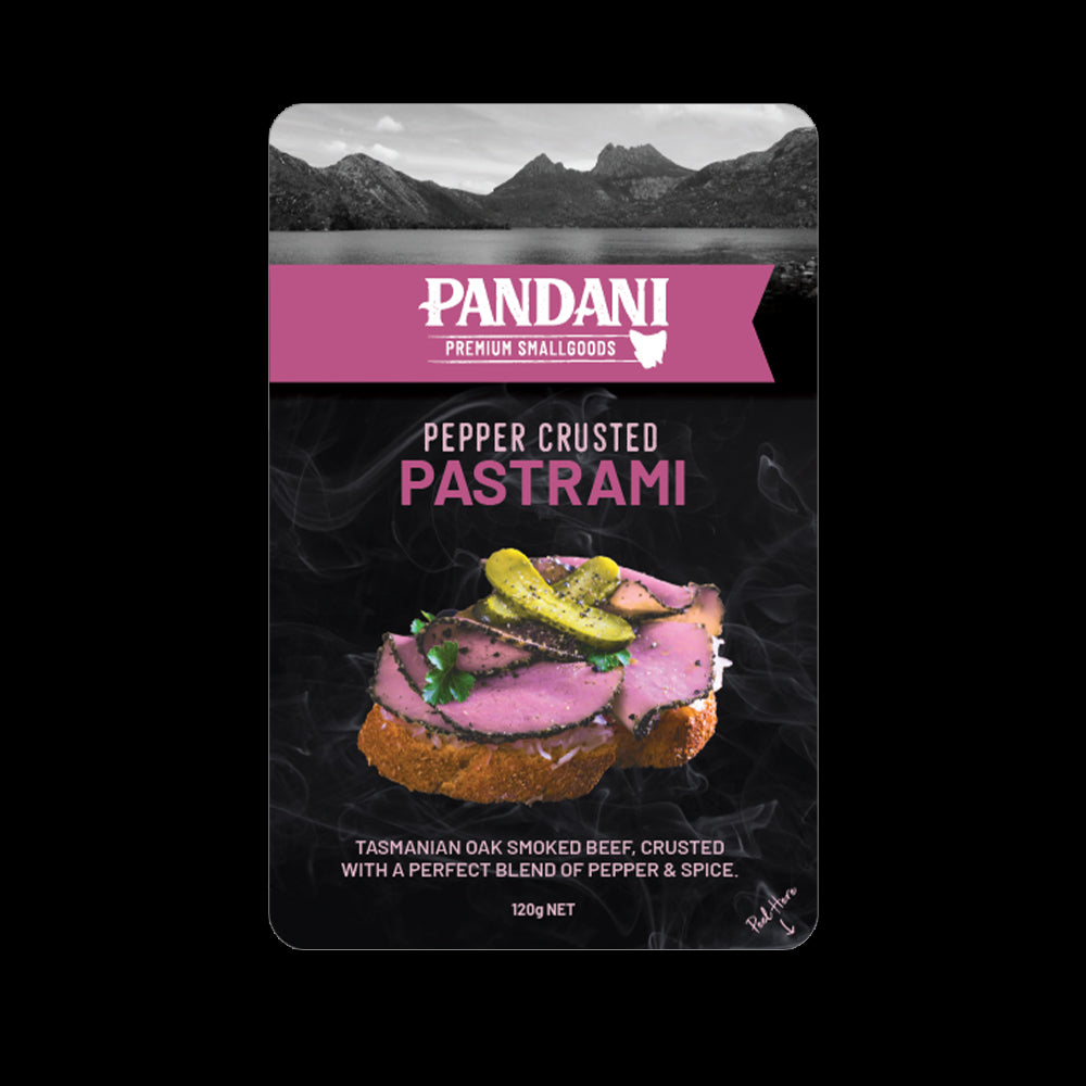 Pandani Sliced Meat Pepper Crusted Pastrami 120g