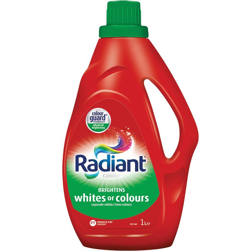 Radiant Fabric Liquid White & Colours 1L