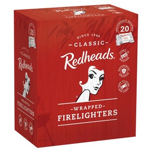 Redheads Firelighters Wrapped 20pk