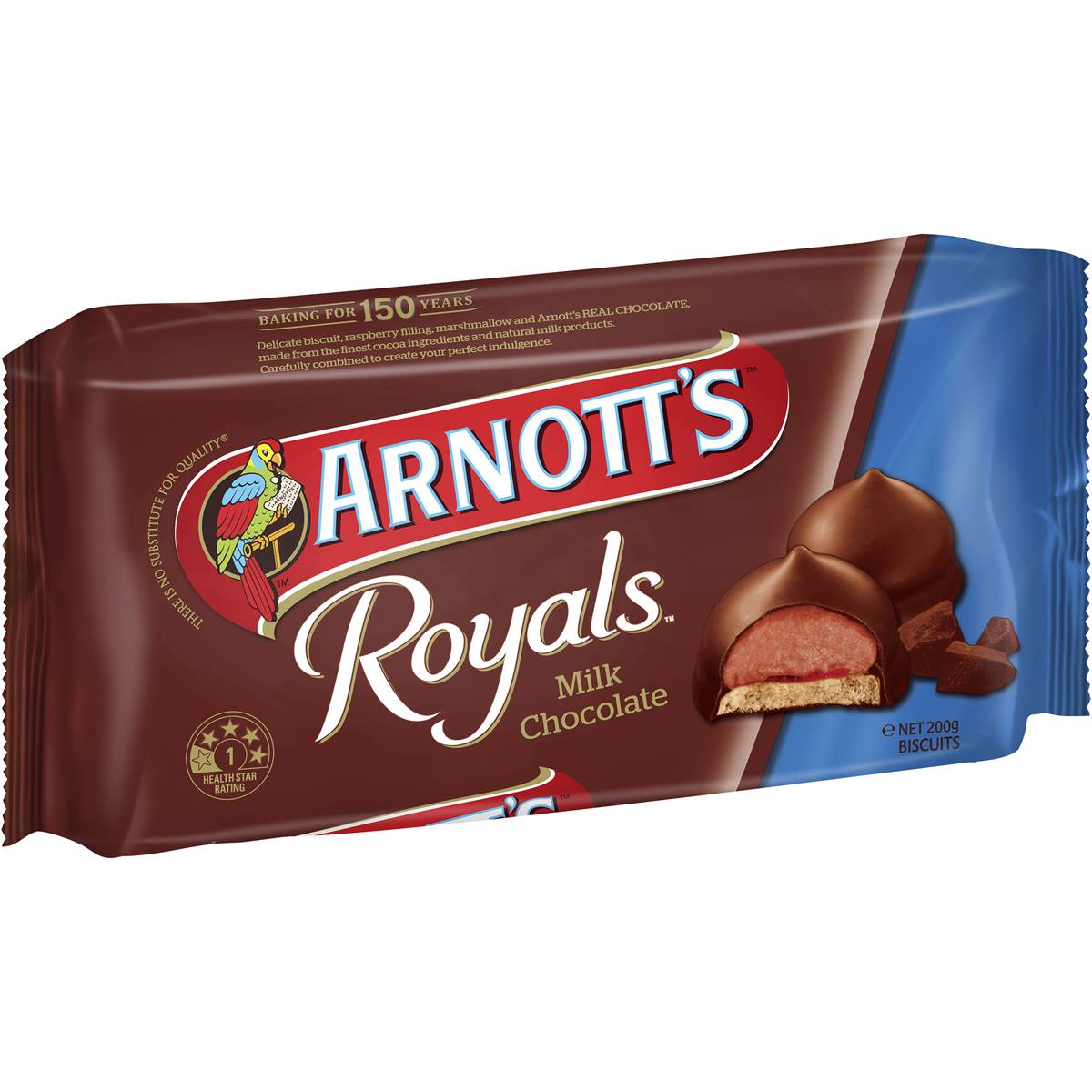 Arnotts Milk Chocolate Royals 200g