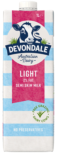 Devondale Long Life Milk Semi Skim 1L