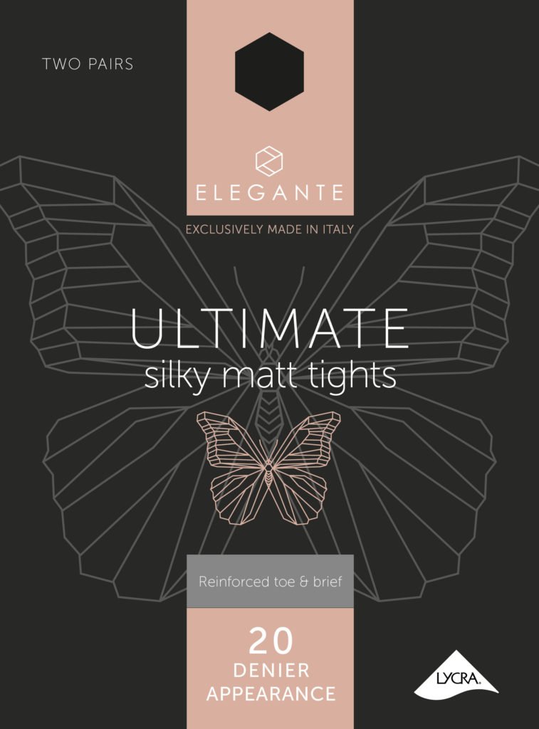 Elegante Ultimate Silky Matt Tights Navy 2pk
