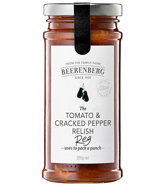 Beerenberg Jar Tomato Cracked Pepper Relish 260g