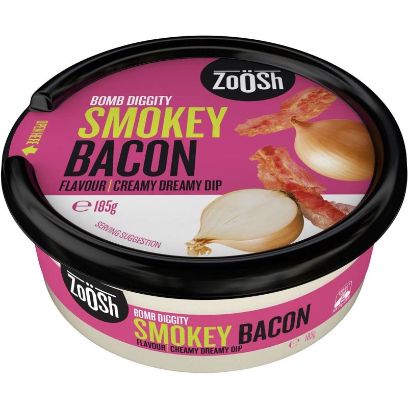 Zoosh Dip Onion & Bacon 185g
