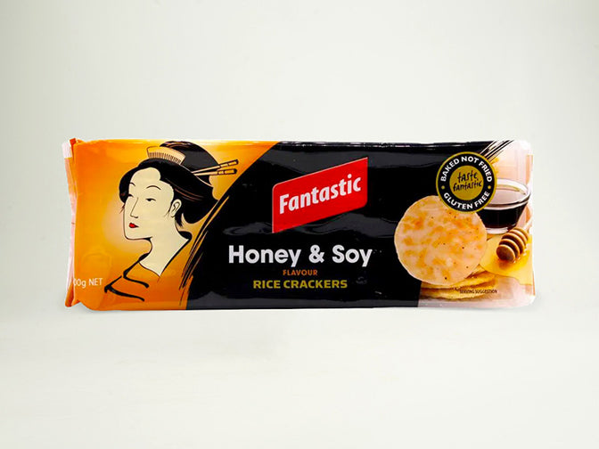 Fantastic Rice Crackers Honey Soy 100g