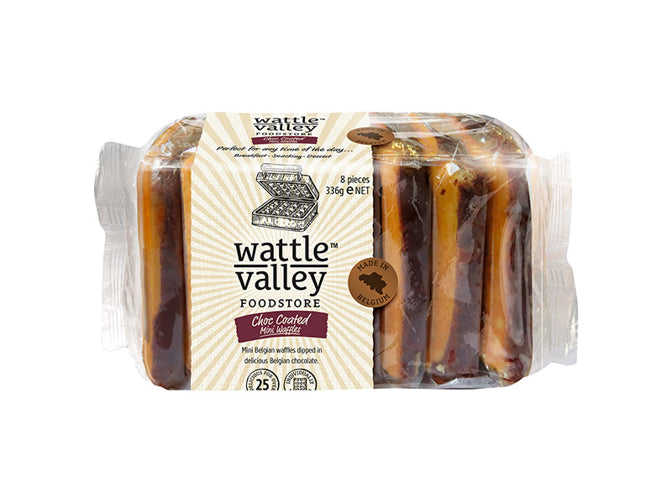 Wattle Valley Mini Choc Waffles 336g 8pk