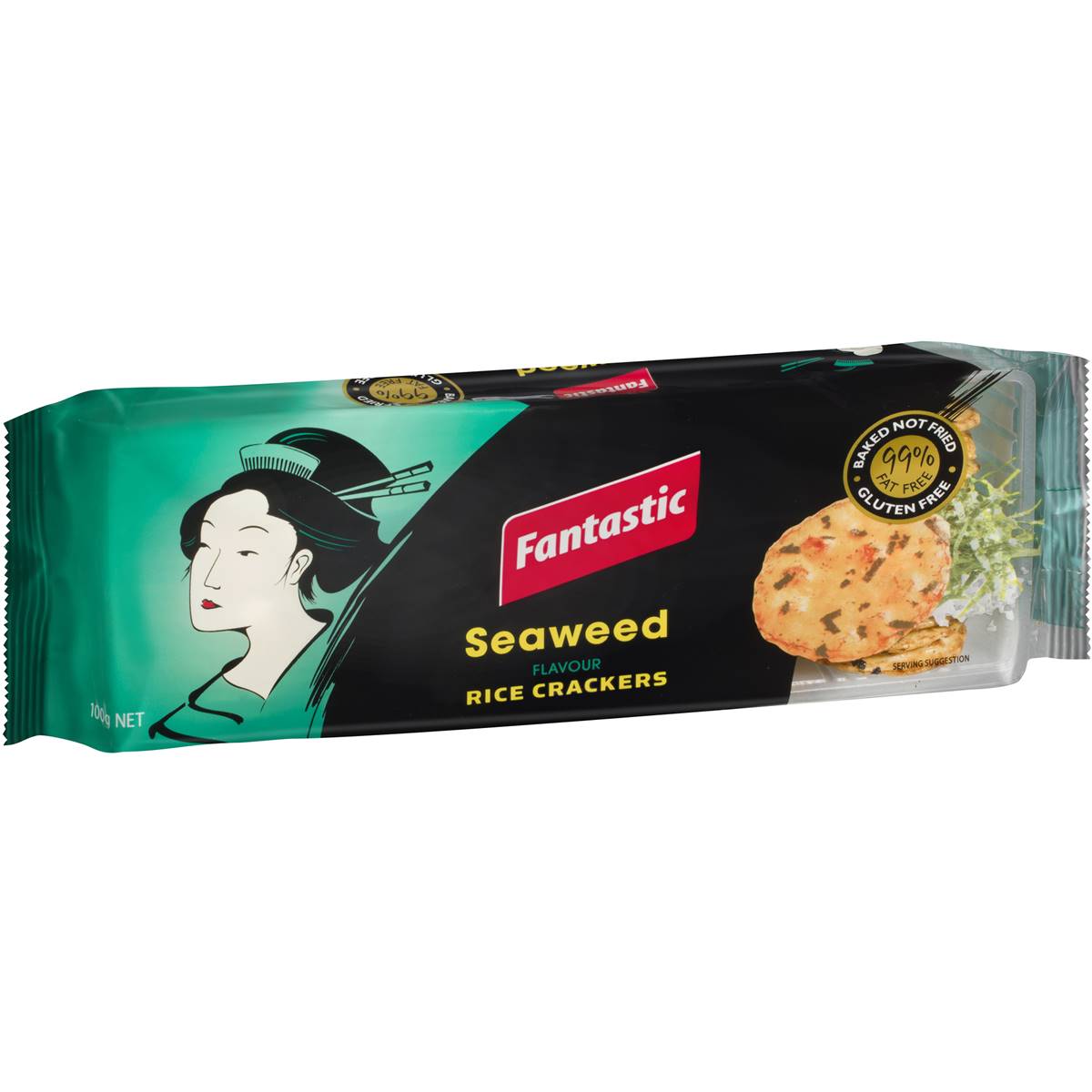 Fantastic Rice Crackers Seaweed 100g