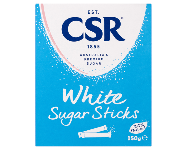 CSR White Sugar Sticks 150g