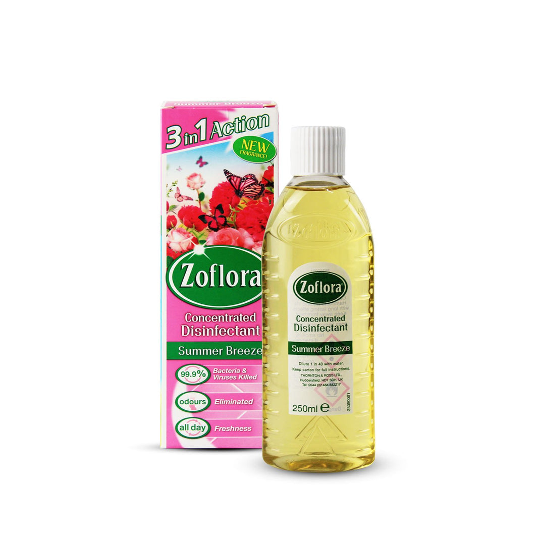 Zoflora Concentrated Multipurpose Disinfectant Summer Breeze 250ml