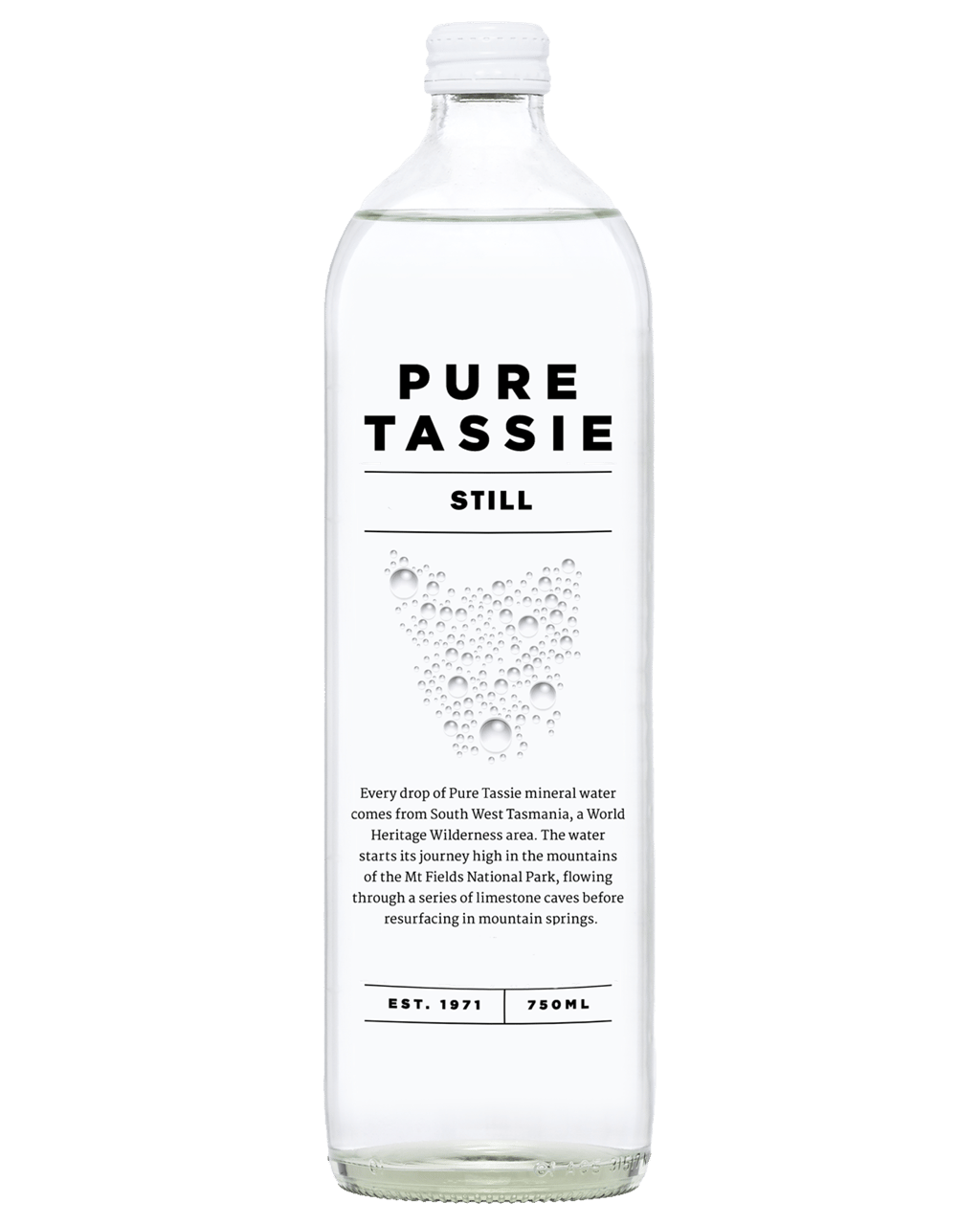 Pure Tassie Still Water 750ml