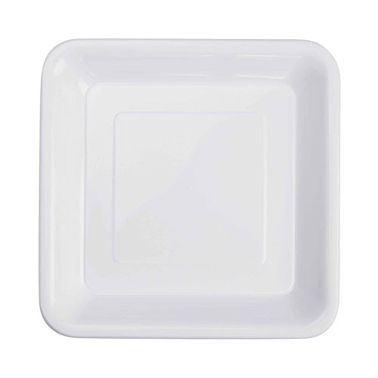 Geneva Uncoated Square Snack Plate 50pk