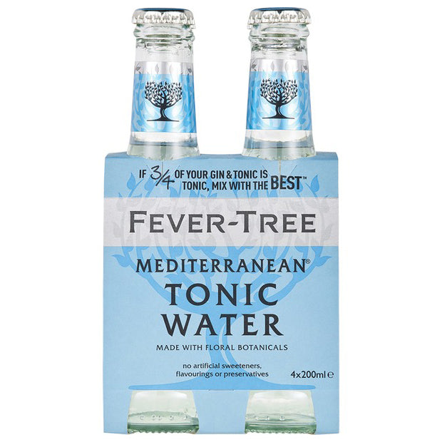 Fever Tree Mediterranean Tonic Water 200ml 4pk