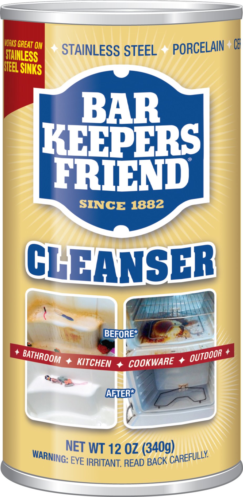 Bar Keepers Friend Cleanser Original 340g