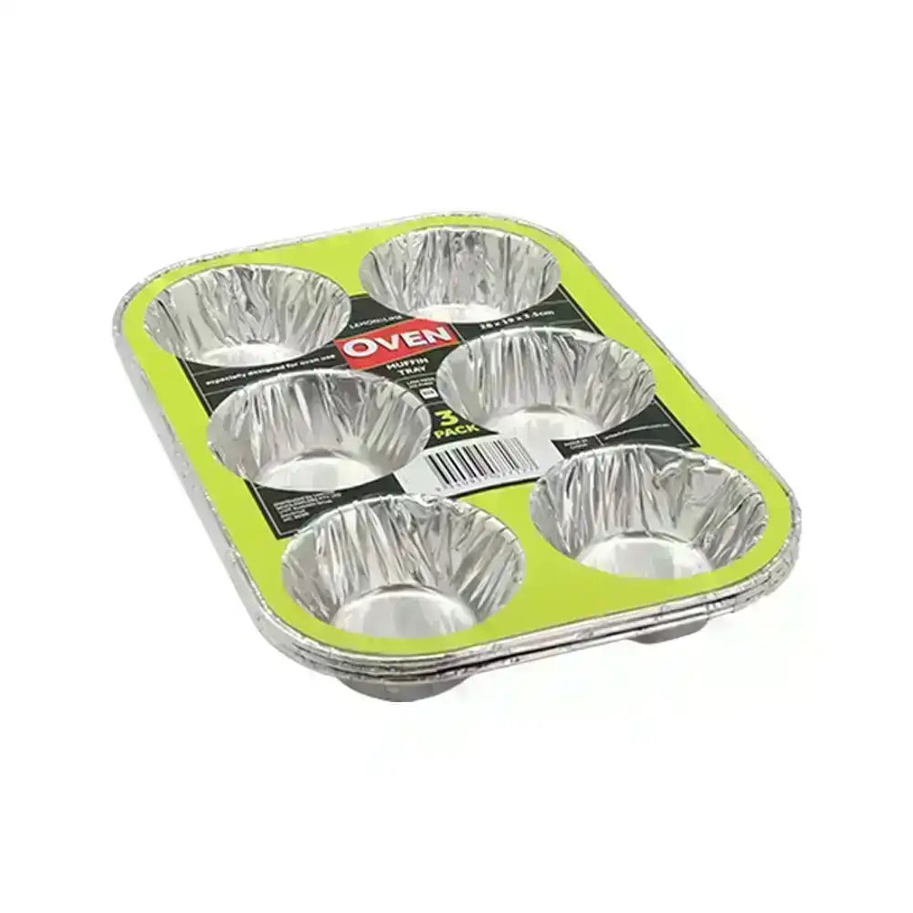 Lemon & Lime Foil Muffin Tray 3pk