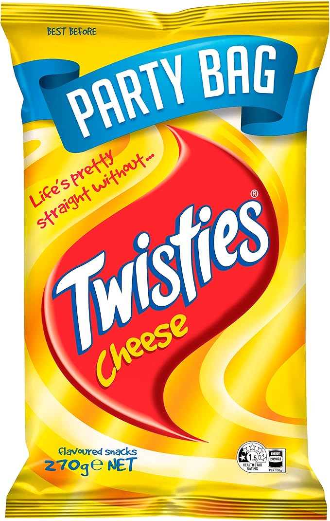 Twisties Cheese Party Bag 270g