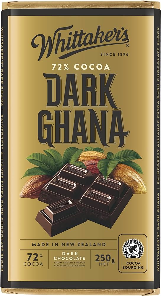 Whittaker's Chocolate Dark Ghana Pepermint 250g