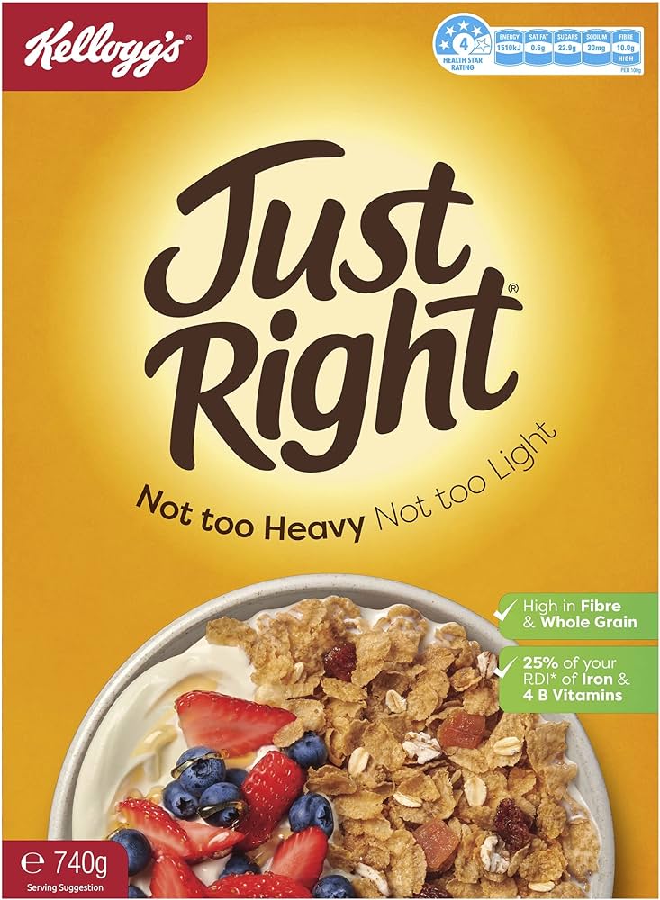 Kelloggs Just Right Original 740g