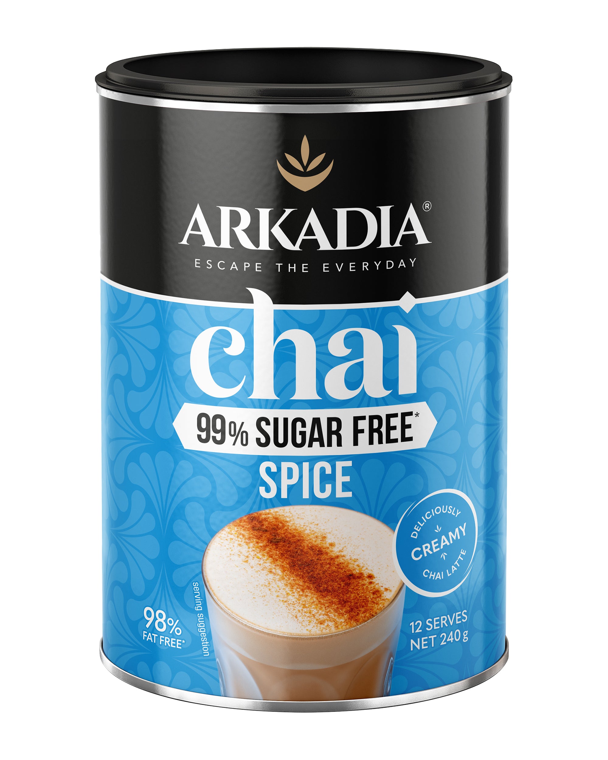 Arkadia Chai Spice Sugar Free 240g