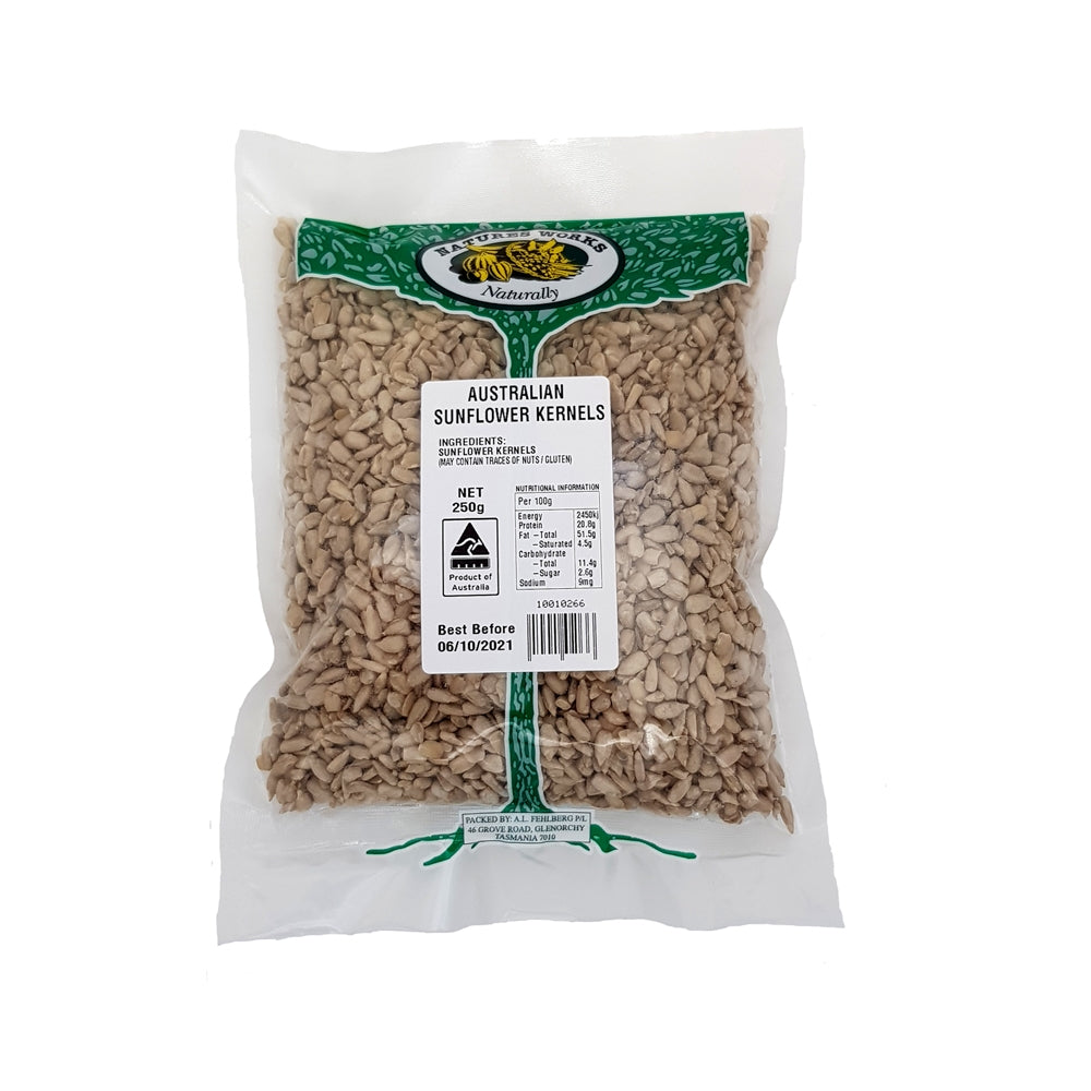 Natures Works Sunflower Kernels 250g