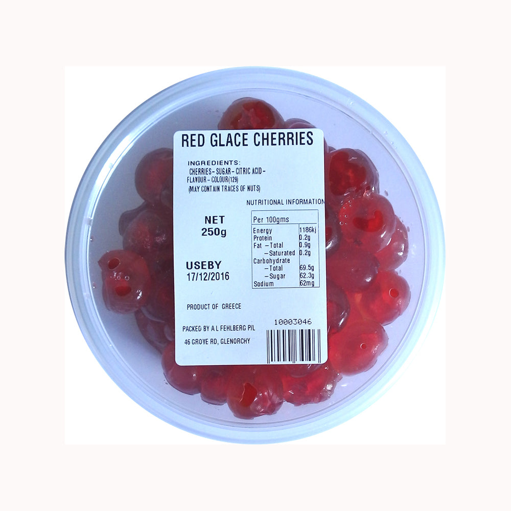 Natures Works Mixed Glace Cherries 250g