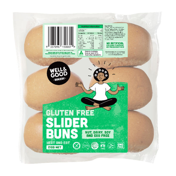 Well & Good Slider Buns GF 6pk