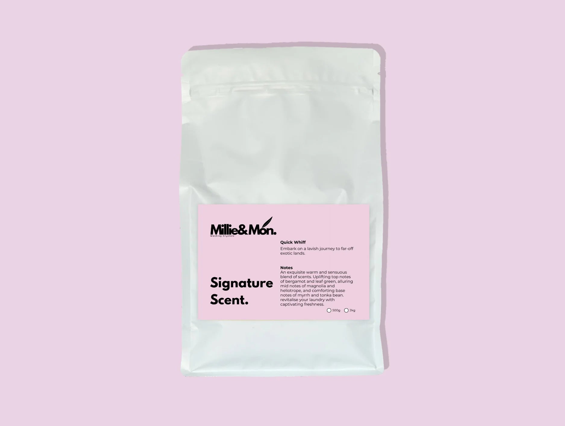 Millie & Mon Signature Scent Washing Crystals 500g