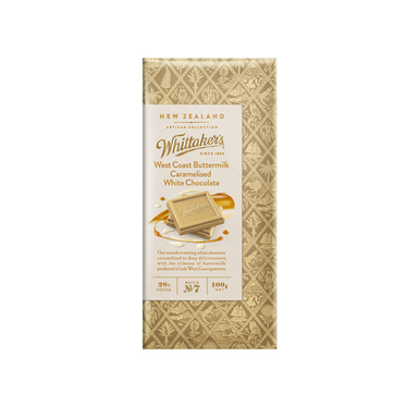 Whittakers West Coast Buttermilk Caramelised White Choc