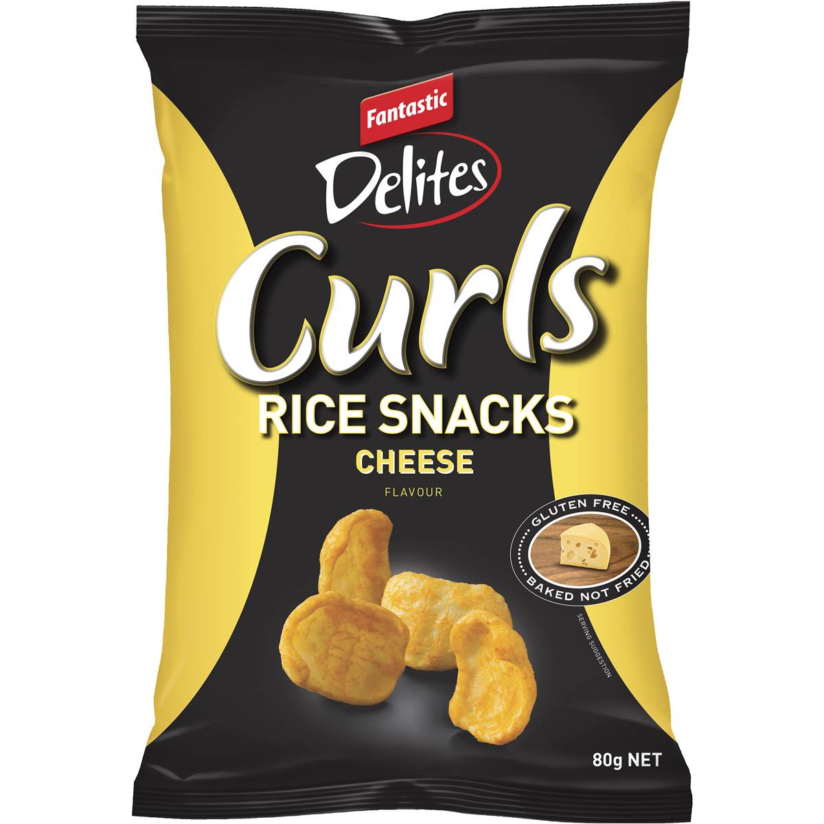 Fantastic Delites Curls Cheese 80g