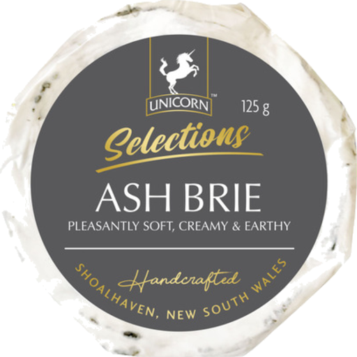 Unicorn Cheese Ash Brie 125g