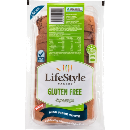 Lifestyle White Loaf GF 500g