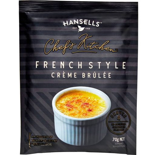 Hansells Chef's Kitchen French Style Creme Brulee