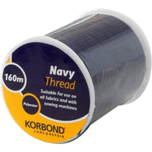 Korbond Thread Poly Black 160m