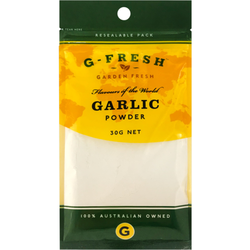 G Fresh Garlic Powder Refill Bag 30g