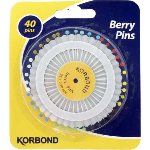 Korbond Berry Pins 40pce