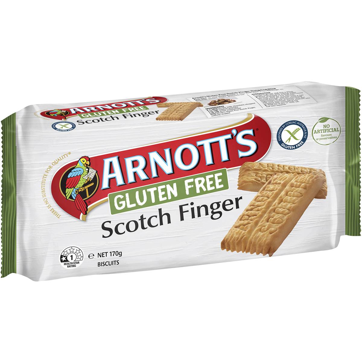 Arnotts Gluten Free Scotch Finger Biscuits 170g