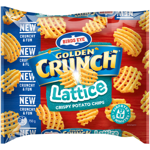 Birds Eye Golden Crunch Lattice 750g