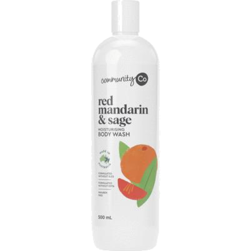 Community Co Body Wash Mandarin & Sage 500ml