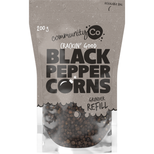 Community Co Black Peppercorn 200g