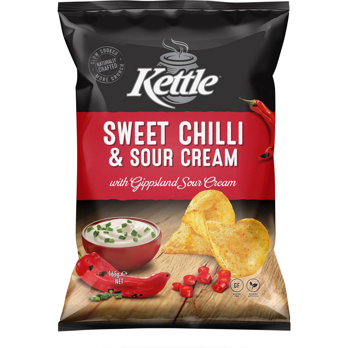 Kettle Chips Sweet Chilli & Sour Cream 165g