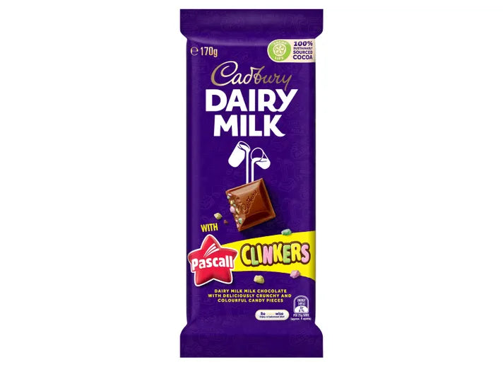 Cadbury Chocolate Block Clinkers 170g