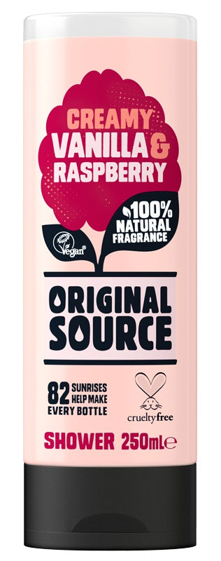 Original Source Shower Gel Vanilla & Raspberry 250ml