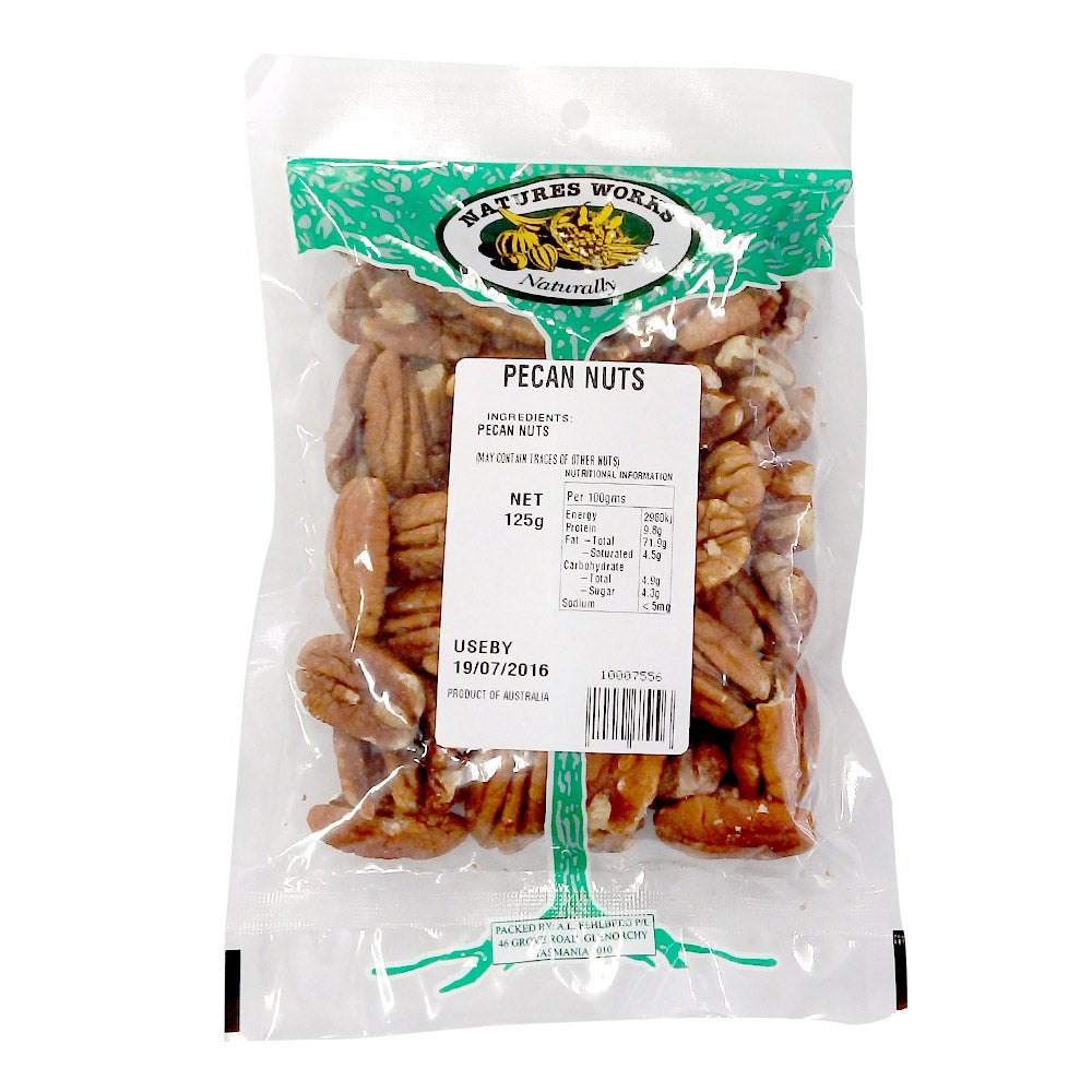 Natures Works Pecans 125g