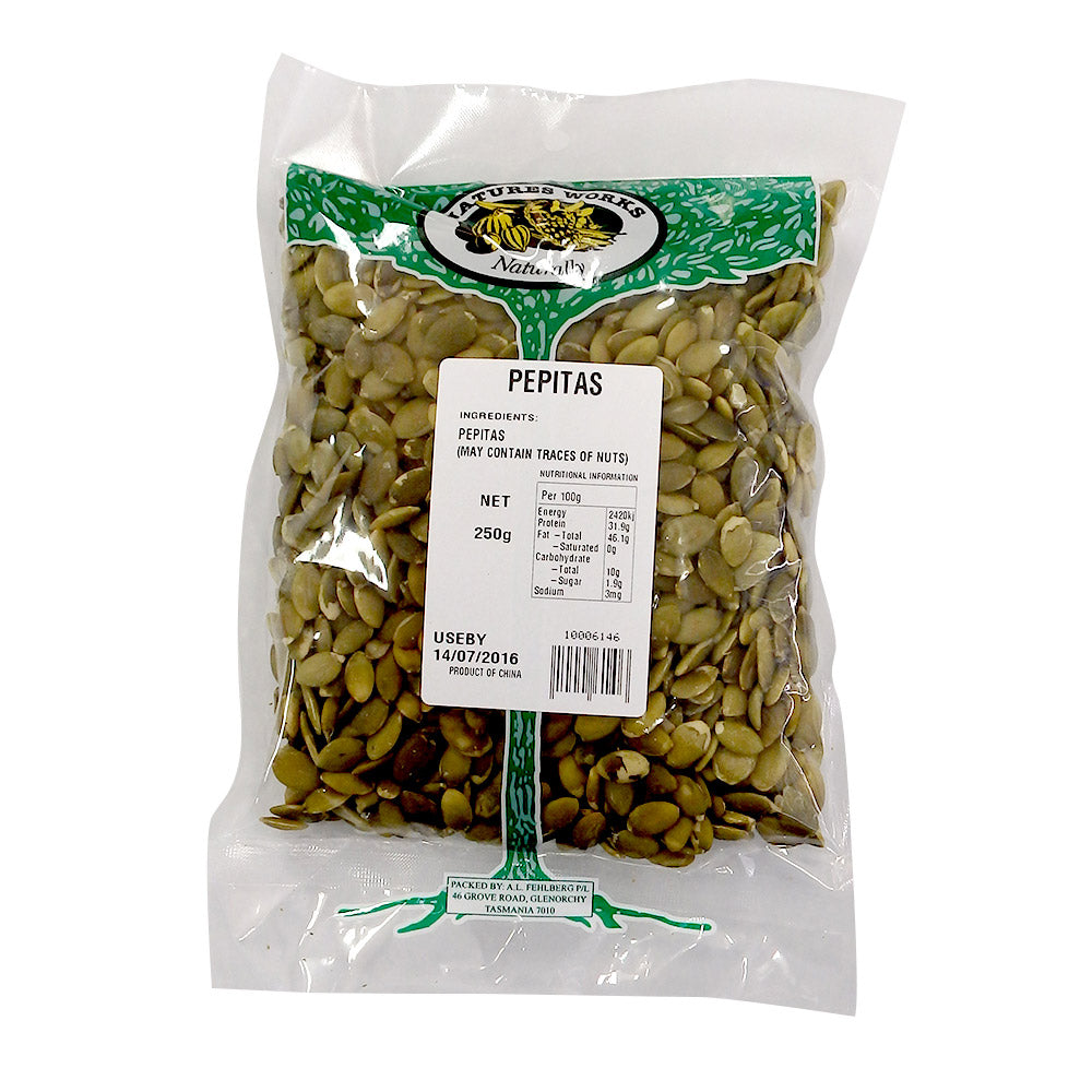 Natures Works Pepitas 250g